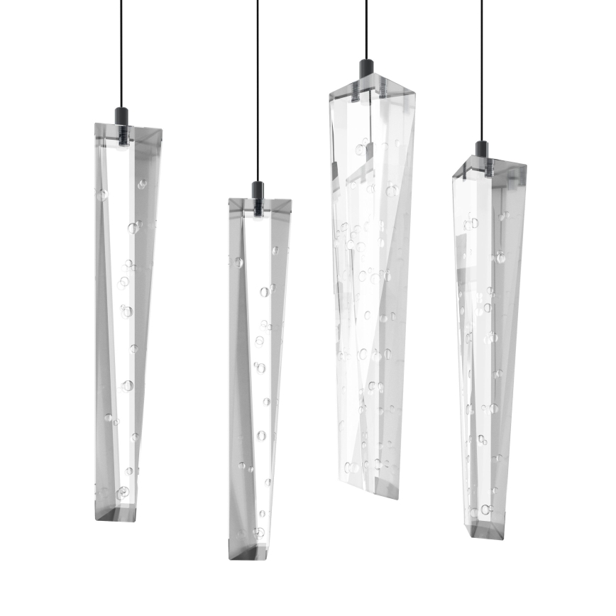 Eglo - LED Stmívatelný lustr na lanku 6xLED/4,2W/230V 3000K čirá