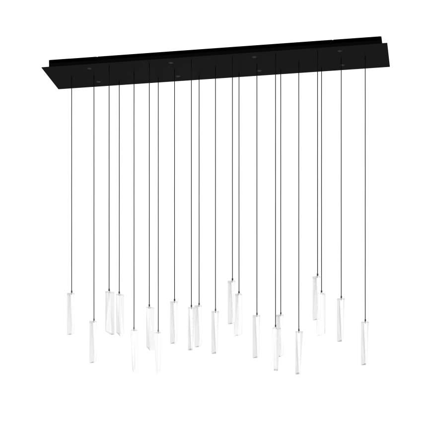 Eglo - LED Stmívatelný lustr na lanku 8xLED/4,2W/230V 3000K čirá