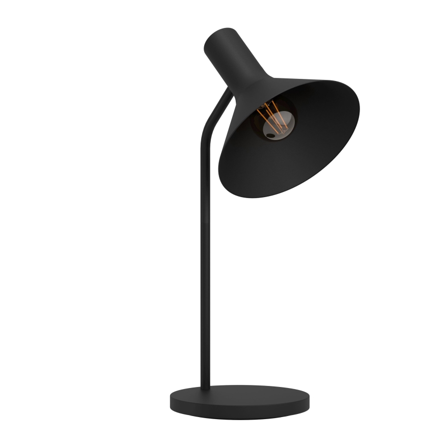 Eglo - Stolní lampa 1xE27/28W/230V černá
