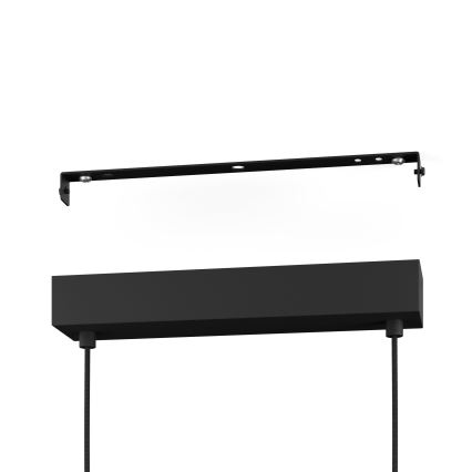 Eglo - LED Stmívatelný lustr na lanku LED/28,8W/230V 3000K černá/hnědá