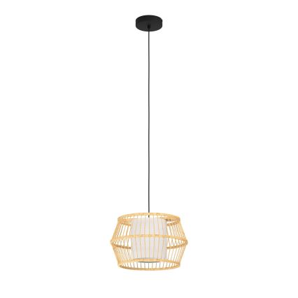 Eglo - Lustr na lanku 1xE27/40W/230V bambus