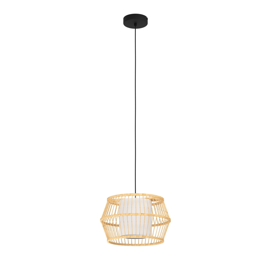 Eglo - Lustr na lanku 1xE27/40W/230V bambus