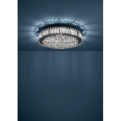 Eglo - LED Stmívatelné stropní svítidlo LED/23,5W/230V 4000K černá
