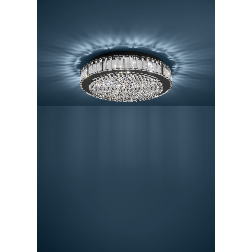 Eglo - LED Stmívatelné stropní svítidlo LED/23,5W/230V 4000K černá