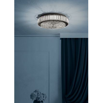 Eglo - LED Stmívatelné stropní svítidlo LED/23,5W/230V 4000K černá