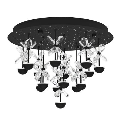 Eglo - LED Stmívatelné stropní svítidlo LED/27W/230V 3000K černá