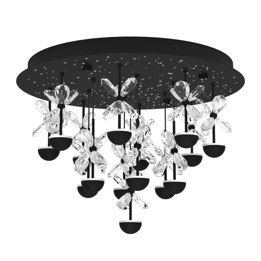 Eglo - LED Stmívatelné stropní svítidlo LED/27W/230V 3000K černá