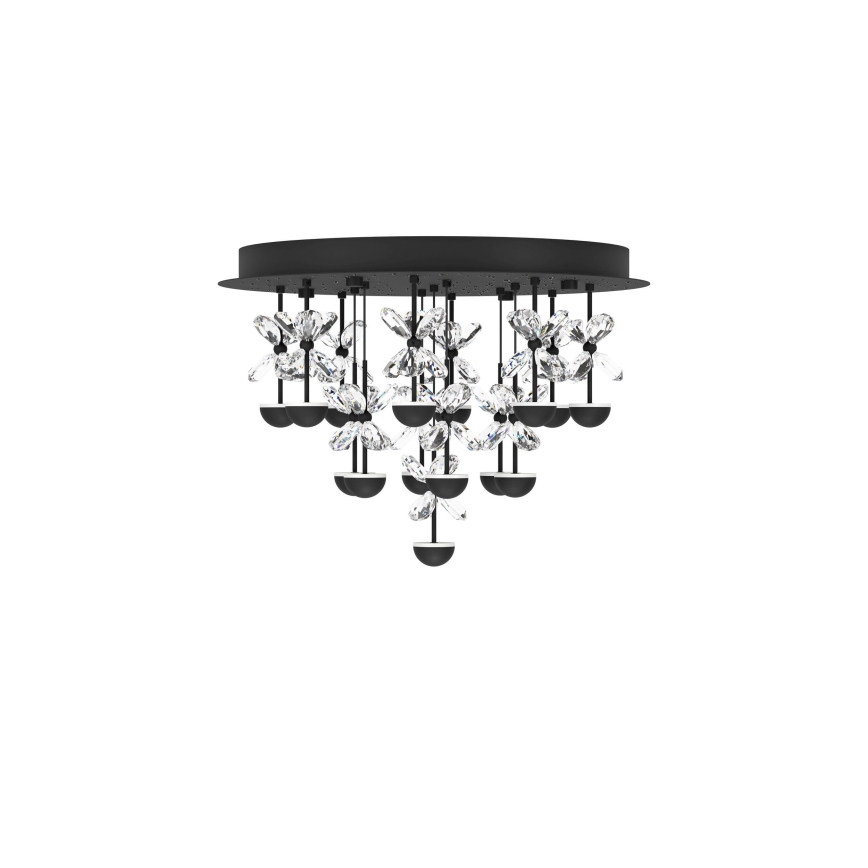 Eglo - LED Stmívatelné stropní svítidlo LED/27W/230V 3000K černá