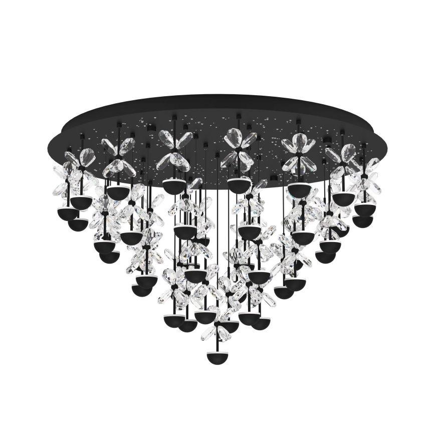 Eglo - LED Stmívatelné stropní svítidlo LED/77,4W/230V 3000K černá