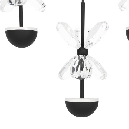Eglo - LED Stmívatelné stropní svítidlo LED/77,4W/230V 3000K černá