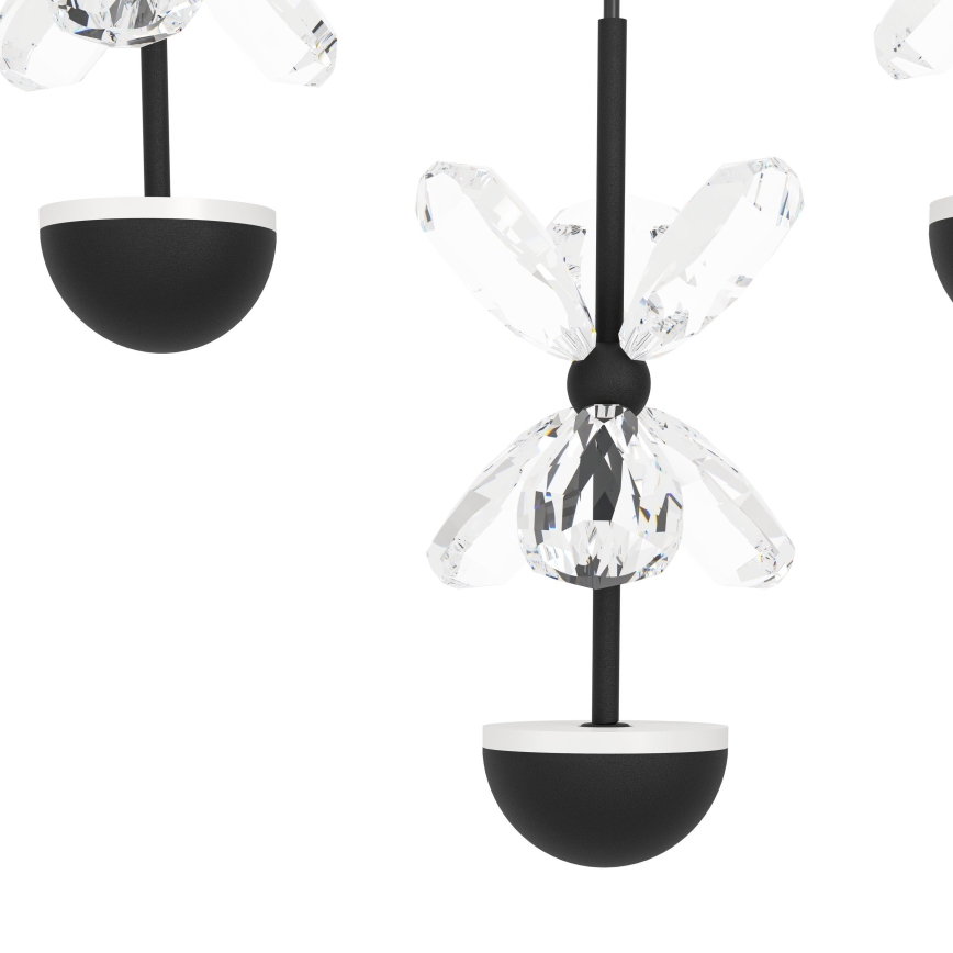 Eglo - LED Stmívatelné stropní svítidlo LED/77,4W/230V 3000K černá