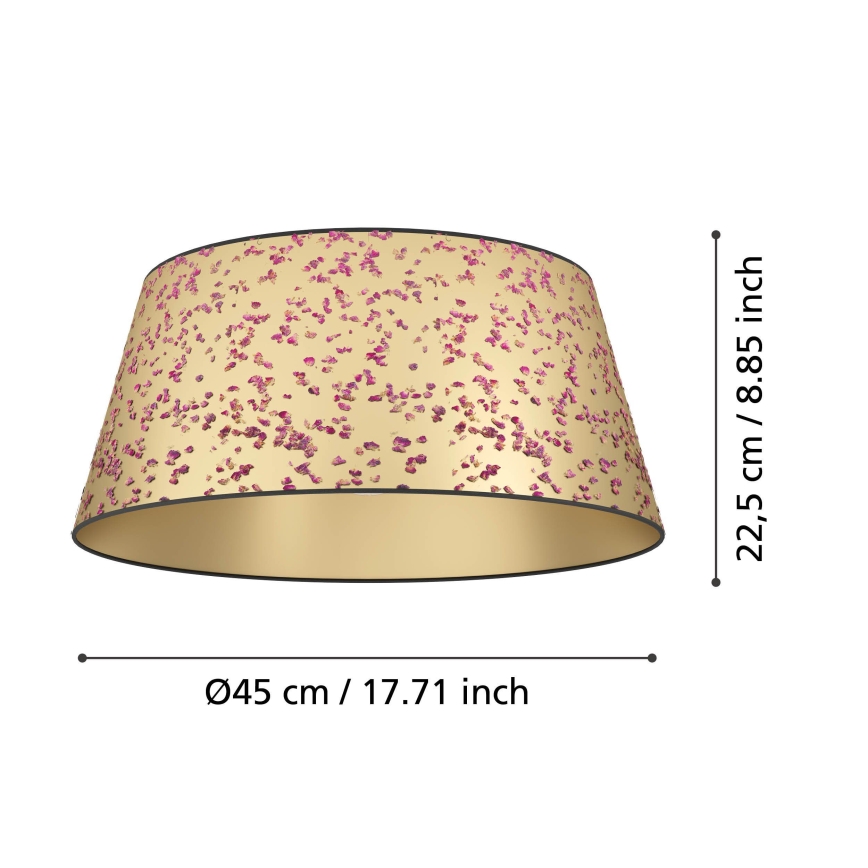 Eglo - Stropní svítidlo 1xE27/25W/230V zlatá/růžová