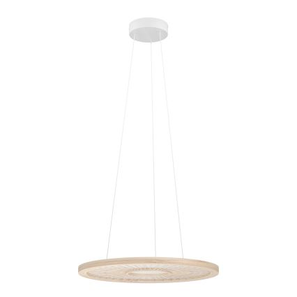 Eglo - LED Stmívatelný lustr na lanku LED/36W/230V 4000K béžová