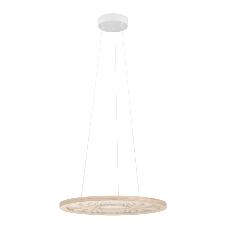 Eglo - LED Stmívatelný lustr na lanku LED/36W/230V 4000K béžová