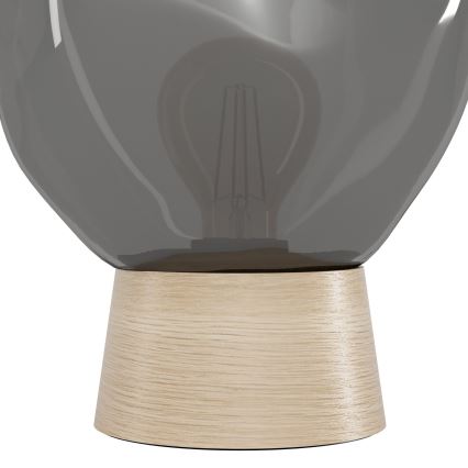 Eglo - Stolní lampa 1xE27/40W/230V kouřová