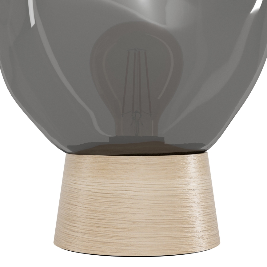 Eglo - Stolní lampa 1xE27/40W/230V kouřová