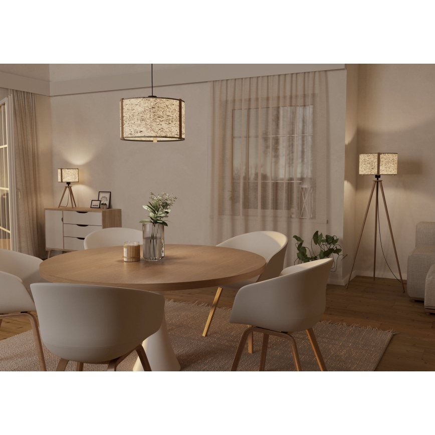 Eglo - Stojací lampa 1xE27/25W/230V béžová