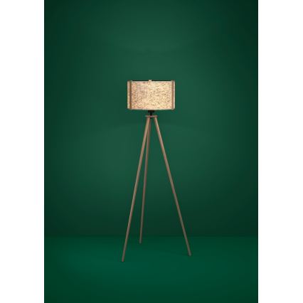 Eglo - Stojací lampa 1xE27/25W/230V béžová
