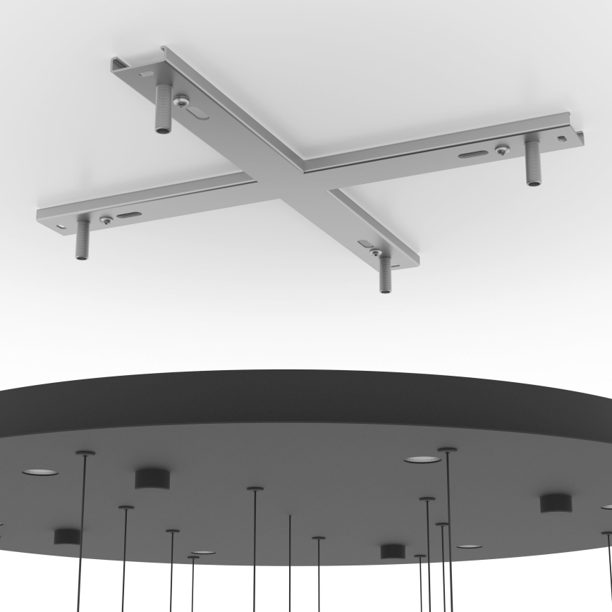 Eglo - LED Stmívatelný lustr na lanku 6xLED/4,2W/230V 3000K čirá