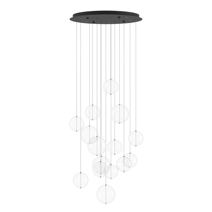 Eglo - LED Stmívatelný lustr na lanku 6xLED/4,2W/230V 3000K čirá