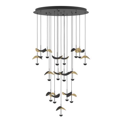 Eglo - LED Stmívatelný lustr na lanku 17xLED/2,3W/230V 3000K pr. 78 cm