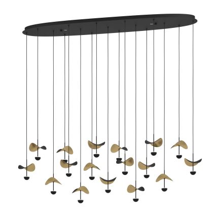Eglo - LED Stmívatelný lustr na lanku 17xLED/2,3W/230V 3000K