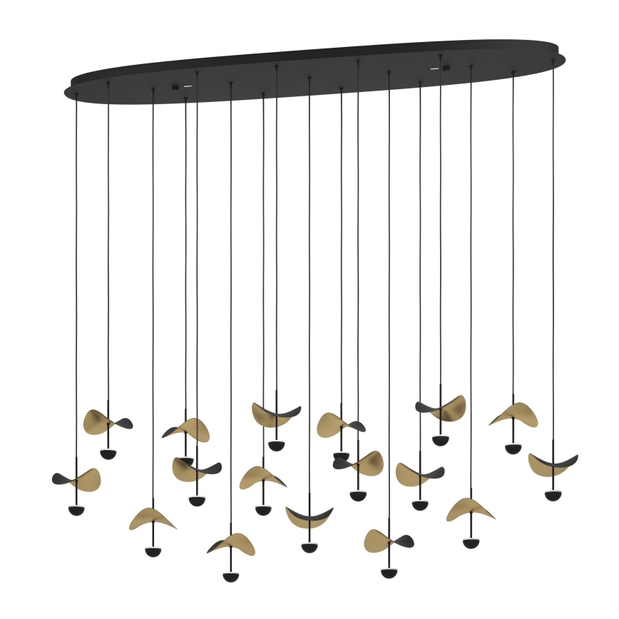Eglo - LED Stmívatelný lustr na lanku 17xLED/2,3W/230V 3000K