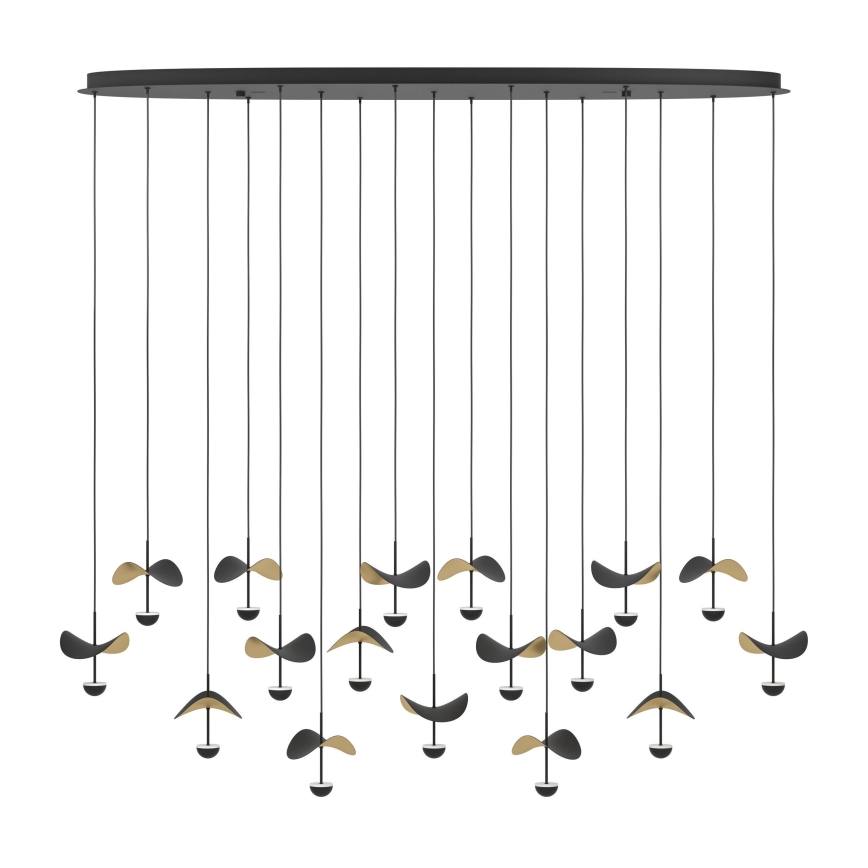 Eglo - LED Stmívatelný lustr na lanku 17xLED/2,3W/230V 3000K