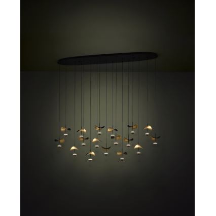 Eglo - LED Stmívatelný lustr na lanku 17xLED/2,3W/230V 3000K