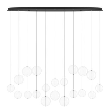Eglo - LED Stmívatelný lustr na lanku 8xLED/4,2W/230V 3000K čirá
