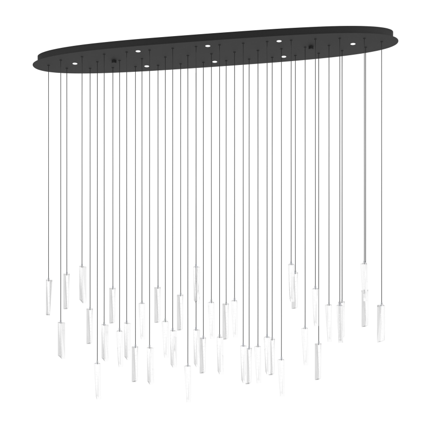 Eglo - LED Stmívatelný lustr na lanku 8xLED/4,2W/230V 3000K čirá