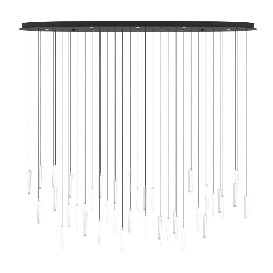 Eglo - LED Stmívatelný lustr na lanku 8xLED/4,2W/230V 3000K čirá