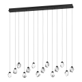 Eglo 390358 - LED Stmívatelný lustr na lanku SINDICAT 14xLED/3W/230V černá/čirá