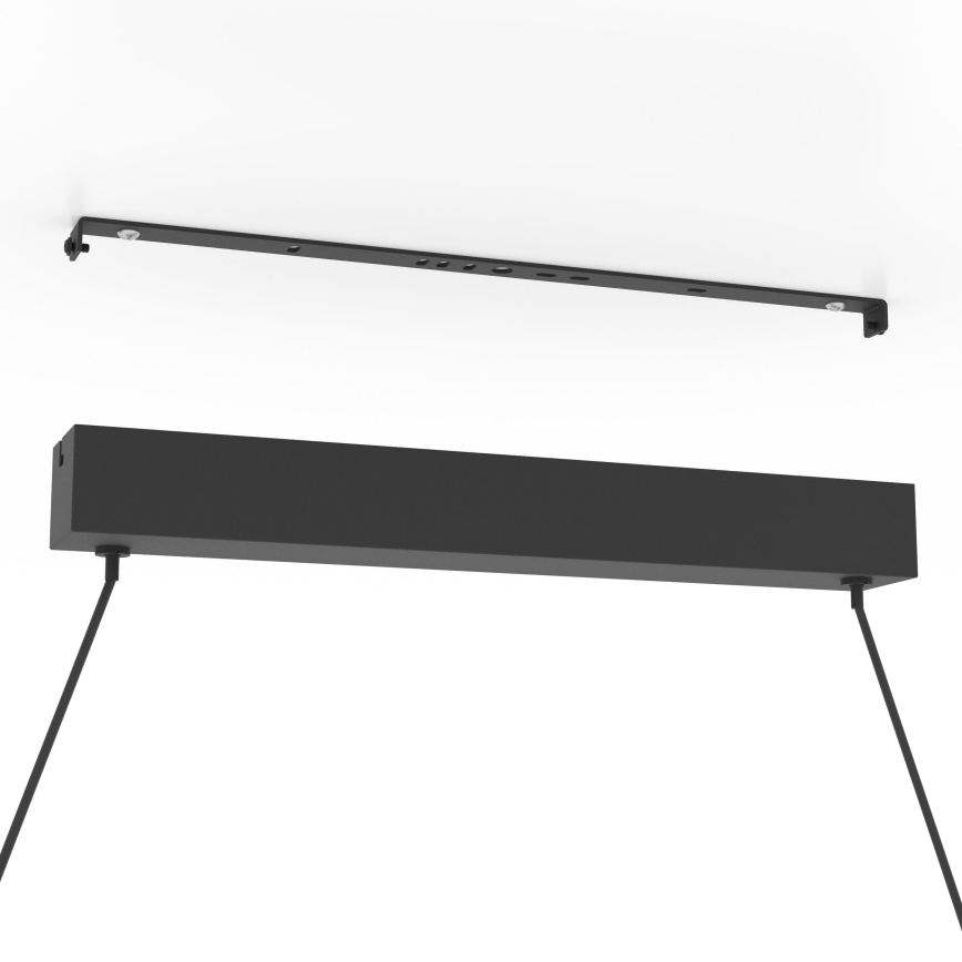 Eglo - LED Stmívatelný lustr na lanku LED/20W/230V 3000K černá