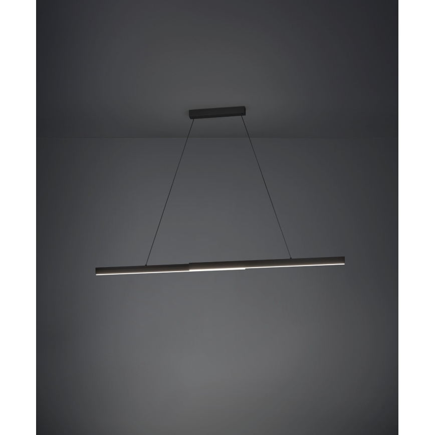 Eglo - LED Stmívatelný lustr na lanku LED/20W/230V 3000K černá