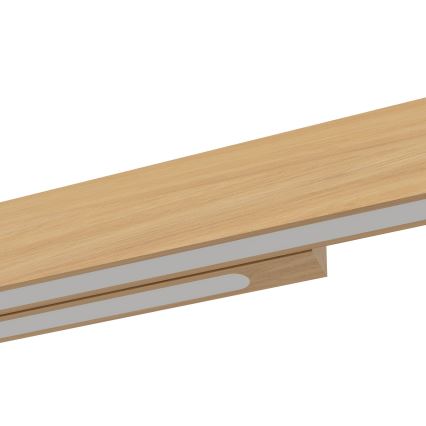 Eglo - LED Stmívatelný lustr na lanku LED/21W/230V 3000K hnědá