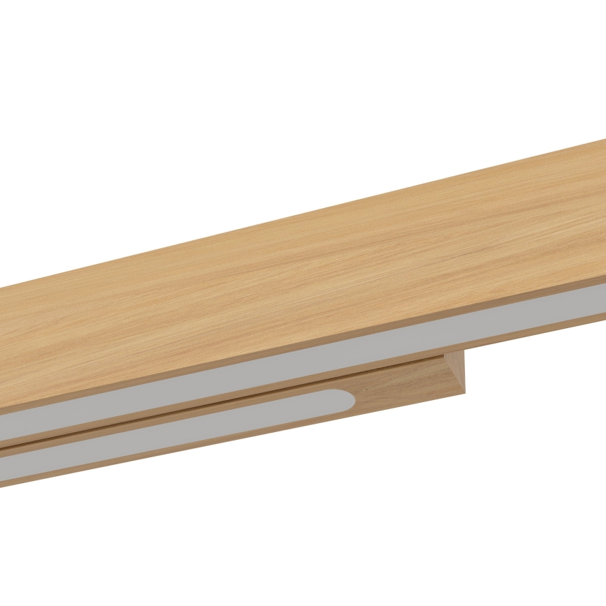 Eglo - LED Stmívatelný lustr na lanku LED/21W/230V 3000K hnědá