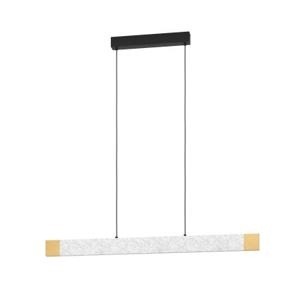 Eglo - LED Stmívatelný lustr na lanku LED/22,2W/230V 3000K hnědá/šedá