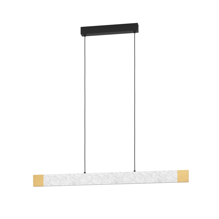 Eglo - LED Stmívatelný lustr na lanku LED/22,2W/230V 3000K hnědá/šedá