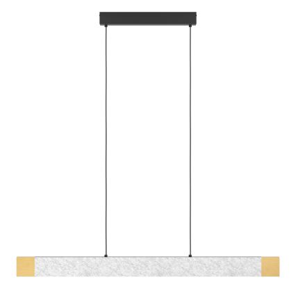 Eglo - LED Stmívatelný lustr na lanku LED/22,2W/230V 3000K hnědá/šedá