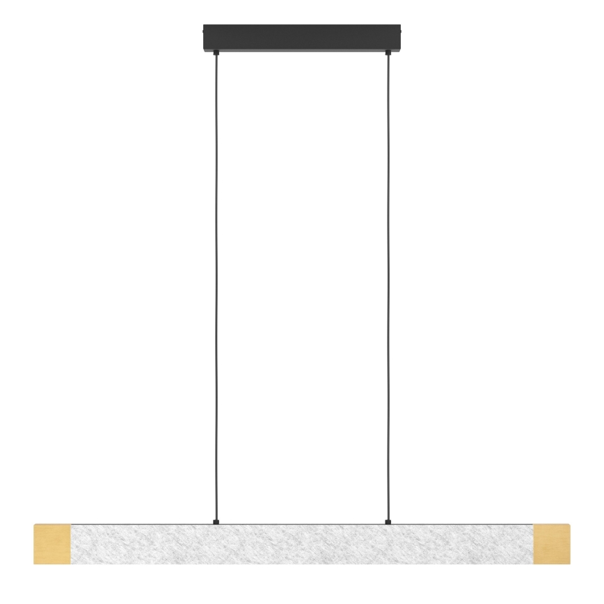Eglo - LED Stmívatelný lustr na lanku LED/22,2W/230V 3000K hnědá/šedá