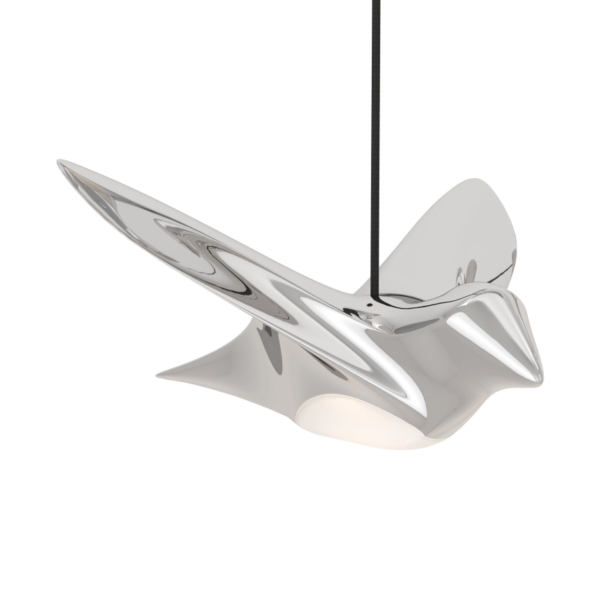 Eglo - LED Stmívatelný lustr na lanku 8xLED/4,2W/230V 3000K lesklý chrom