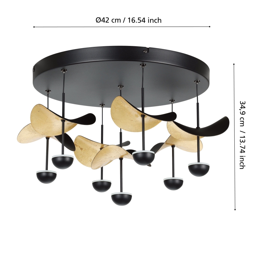 Eglo - LED Stmívatelné stropní svítidlo 7xLED/2,3W/230V 3000K