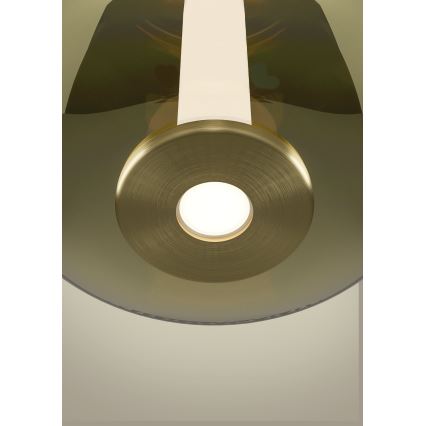 Eglo - LED Stmívatelný lustr na lanku LED/6W/230V + LED/1,6W zlatá