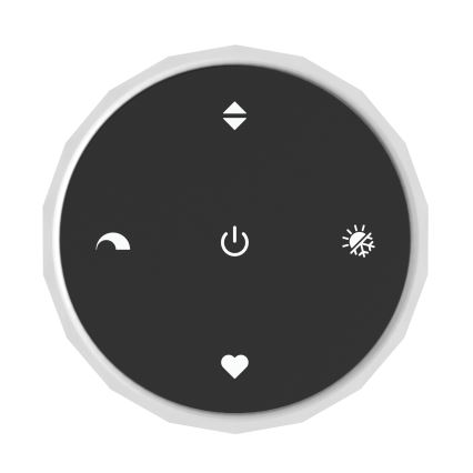 Eglo - LED Stmívatelný lustr na lanku 5xLED/5,8W/230V 2200-6500K černá/béžová/kouřová + dálkové ovládání