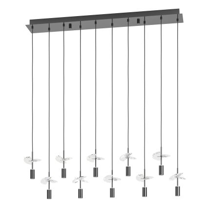 Eglo - LED Lustr na lanku 10xLED/2,6W/230V 2200/3000/4000K lesklý chrom