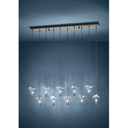 Eglo - LED Lustr na lanku 10xLED/2,6W/230V 2200/3000/4000K lesklý chrom
