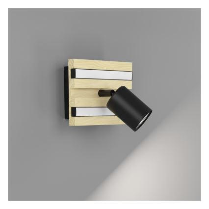 Eglo - LED Nástěnné bodové svítidlo LED/2,2W/230V + 2xLED/1,2W + 2xLED/2W béžová/černá