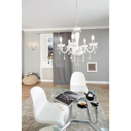 Eglo 39116 - Nástěnné svítidlo CARPENTO 2xE14/40W/230V