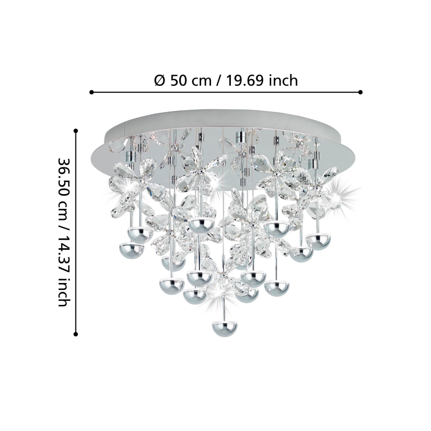 Eglo - LED Stmívatelné stropní svítidlo LED/27W/230V
